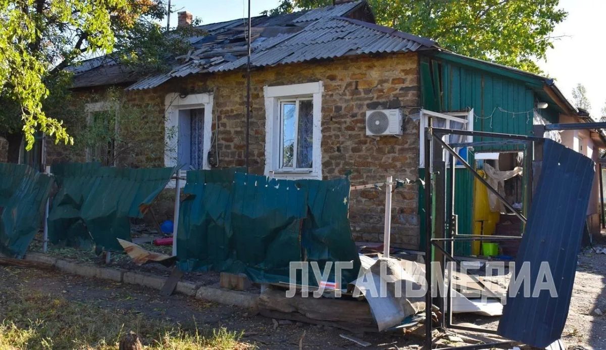 Ещё кадры последствий ночной атаки БПЛА на Красный Луч Ещё кадры последствий ночной атаки БПЛА на Красный Луч