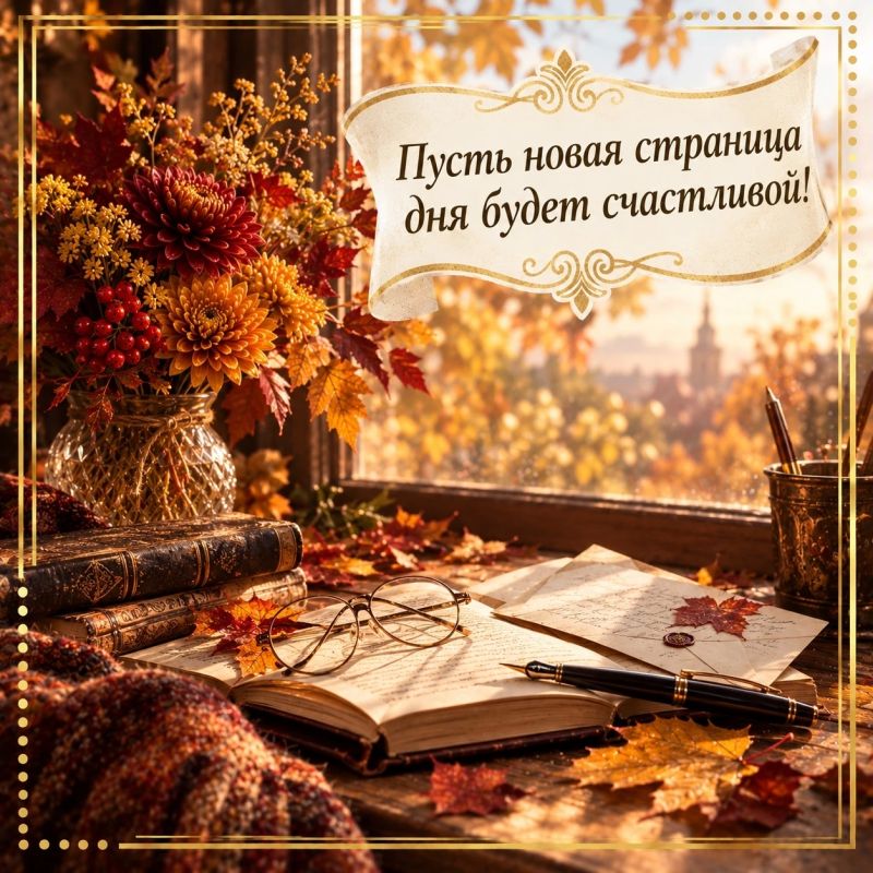 Пусть день будет щедрым на радостные события и приятные встречи!