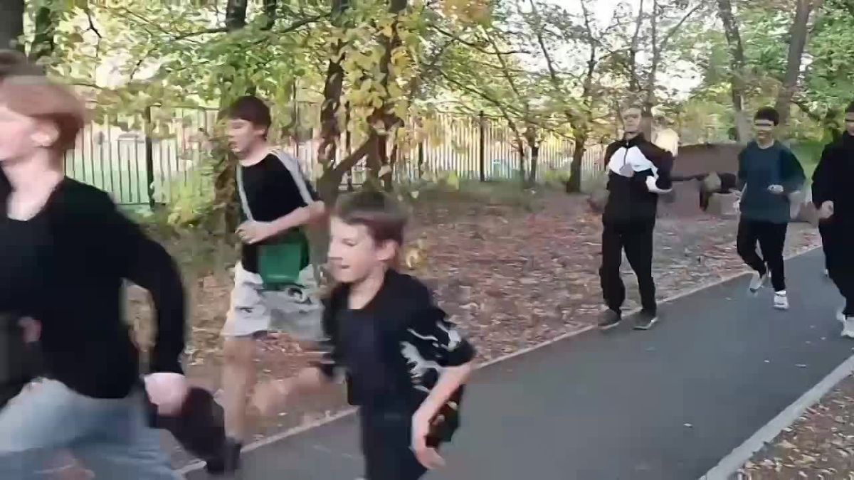 В прошедшие выходные в парке поселка состоялась легкоатлетическая пробежка для школьников