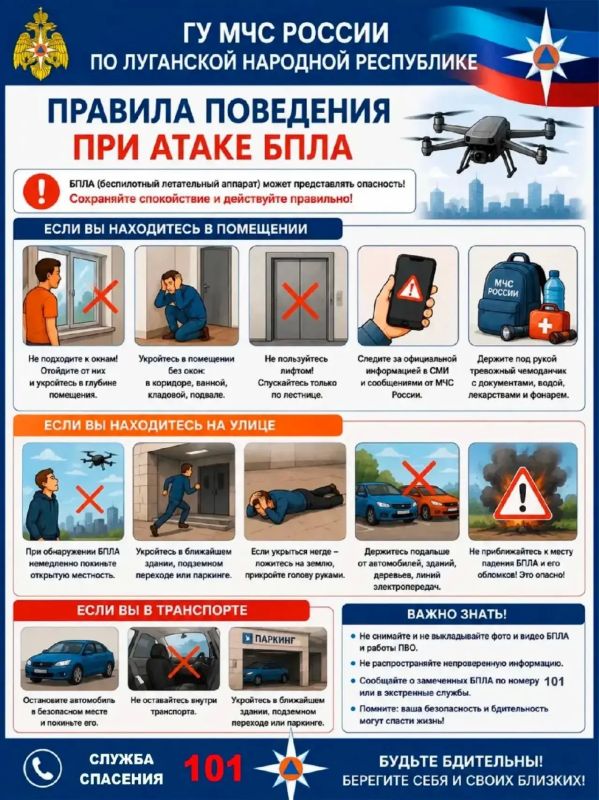 ВНИМАНИЕ! ПРИ ОПАСНОСТИ АТАКИ БПЛА! ВНИМАНИЕ! ПРИ ОПАСНОСТИ АТАКИ БПЛА!