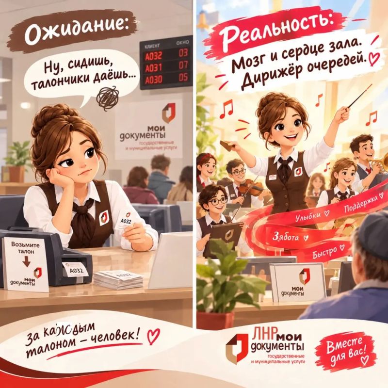 МФЦ ЛНР ведёт подбор кандидатов на администратора зала в Антрацитовском офисе
