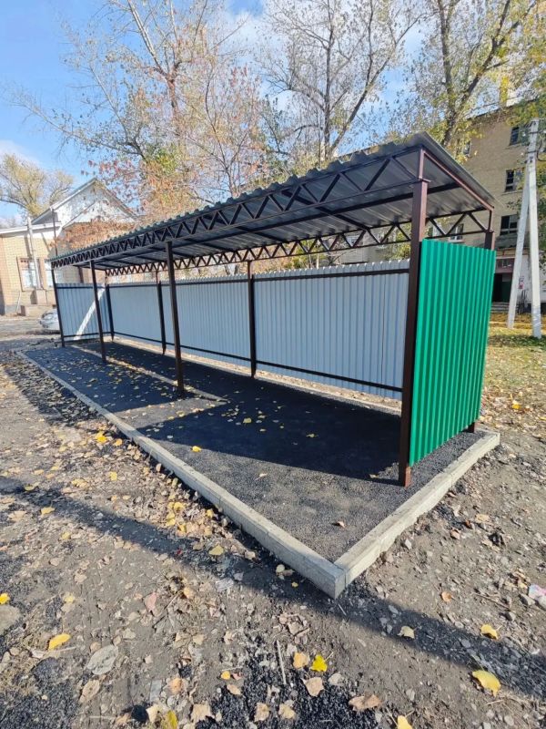 Завершены плановые работы по обустройству контейнерных площадок для накопления твердых коммунальных отходов Завершены плановые работы по обустройству контейнерных площадок для накопления твердых коммунальных отходов