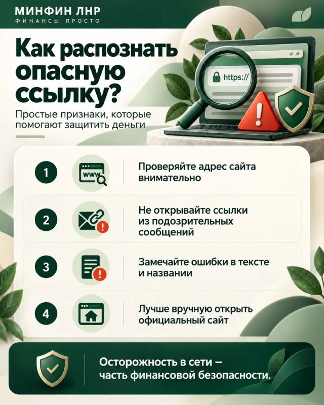 КАК РАСПОЗНАТЬ ОПАСНУЮ ССЫЛКУ?