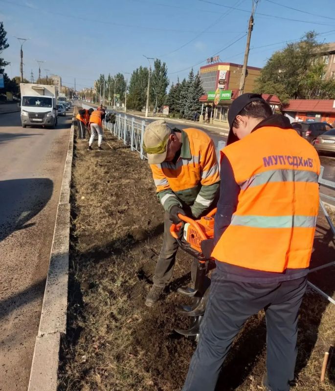 Коммунальными службами проведены работы на территории города