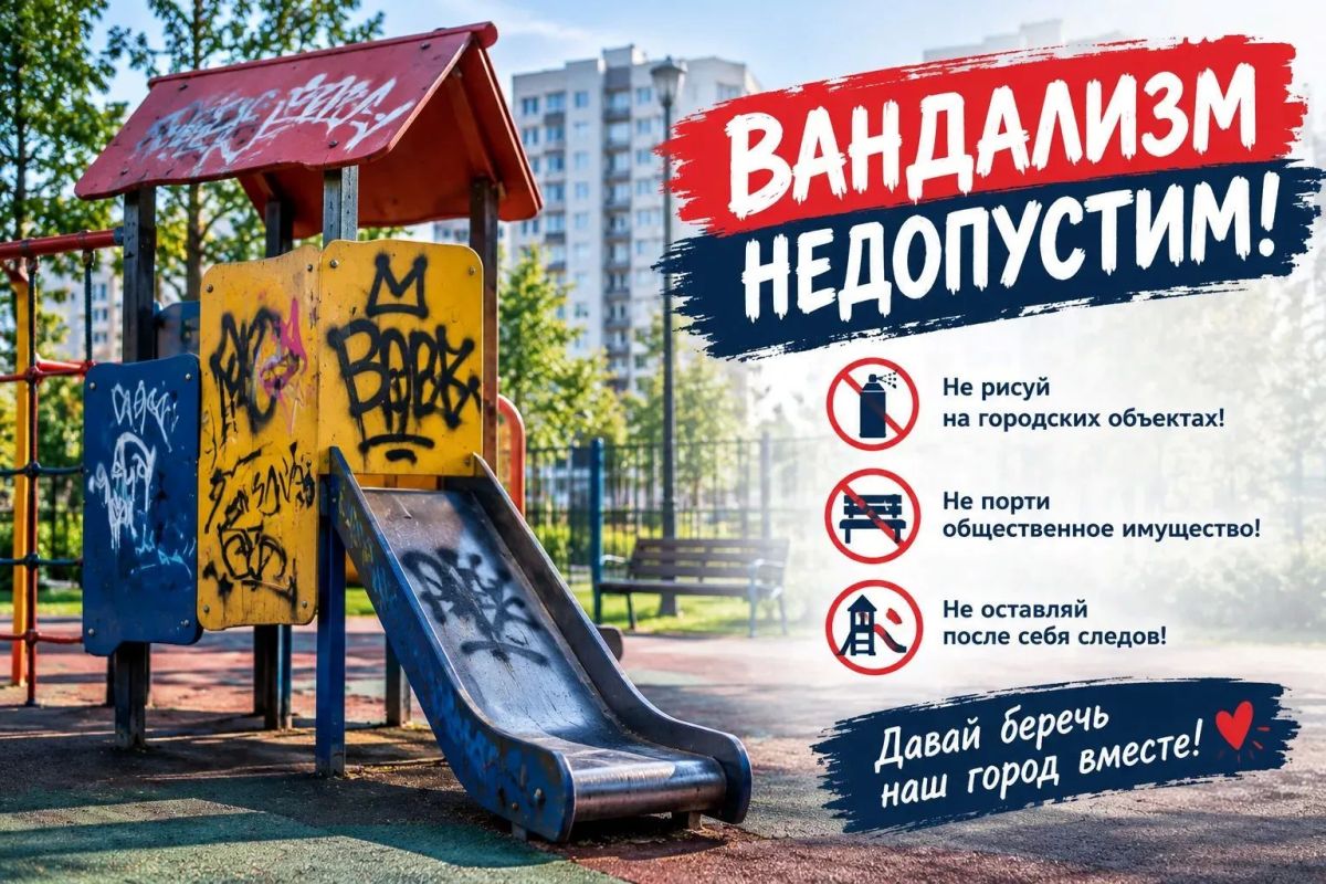Береги свой город: вандализму нет места!