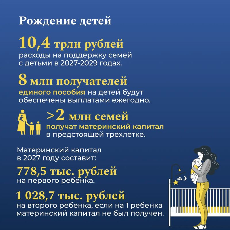 От первых выплат при рождении ребенка до пенсии От первых выплат при рождении ребенка до пенсии