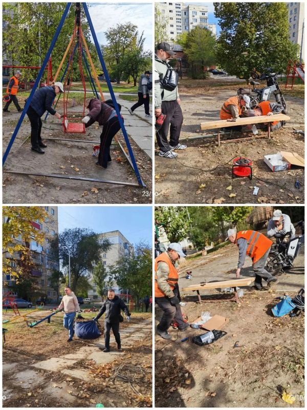В Луганске продолжаются мероприятия по благоустройству В Луганске продолжаются мероприятия по благоустройству
