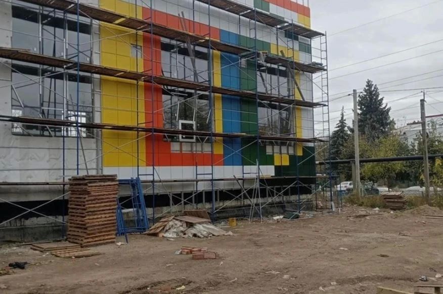В Красном Луче строят новый спорткомплекс при поддержке Башкортостана