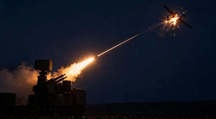 Силы противовоздушной обороны РФ за минувшие сутки сбили более 600 вражеских беспилотников и две ракеты большой дальности
