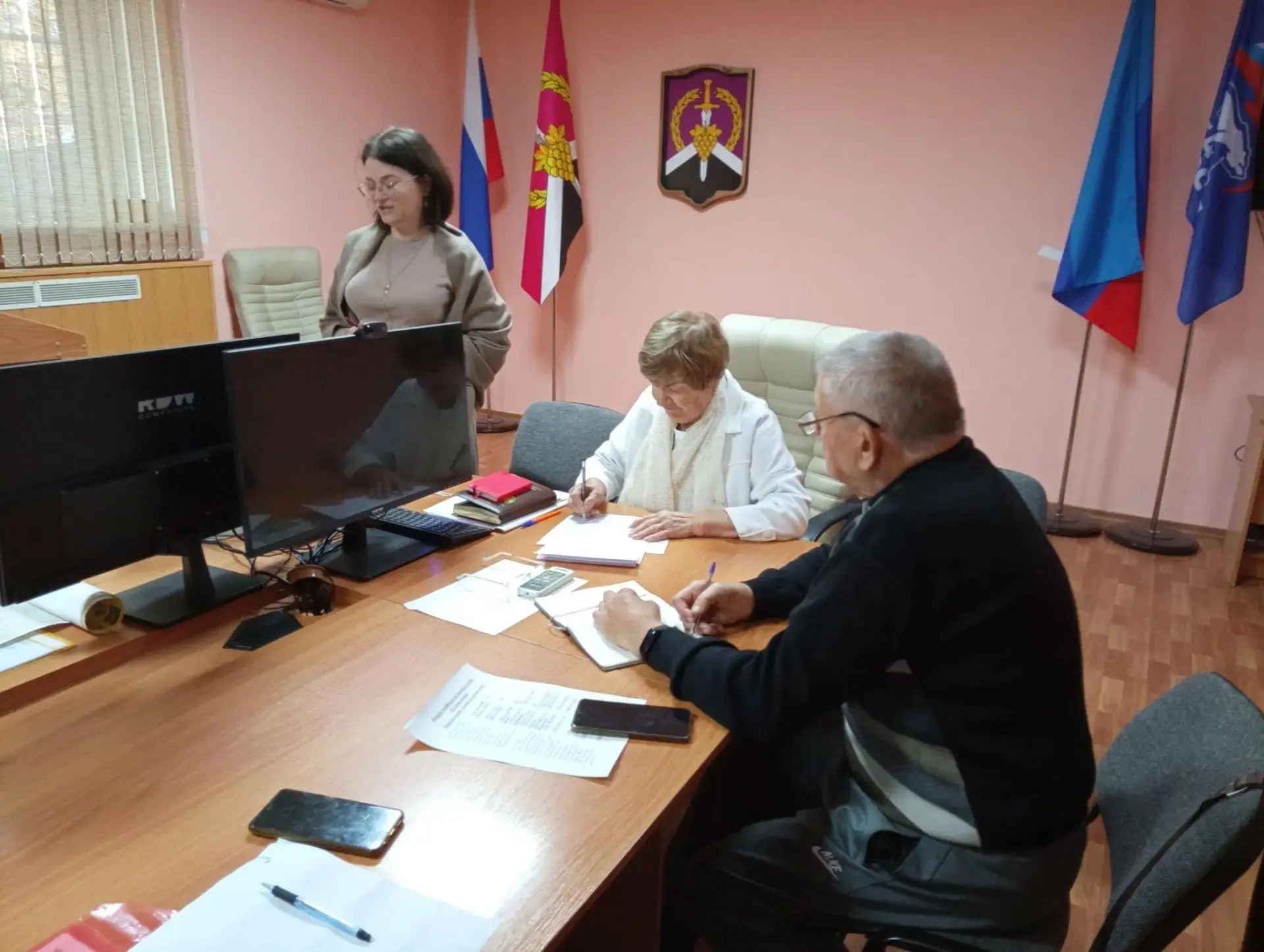 Совет Перевальской местной организации ветеранов провел очередное заседание