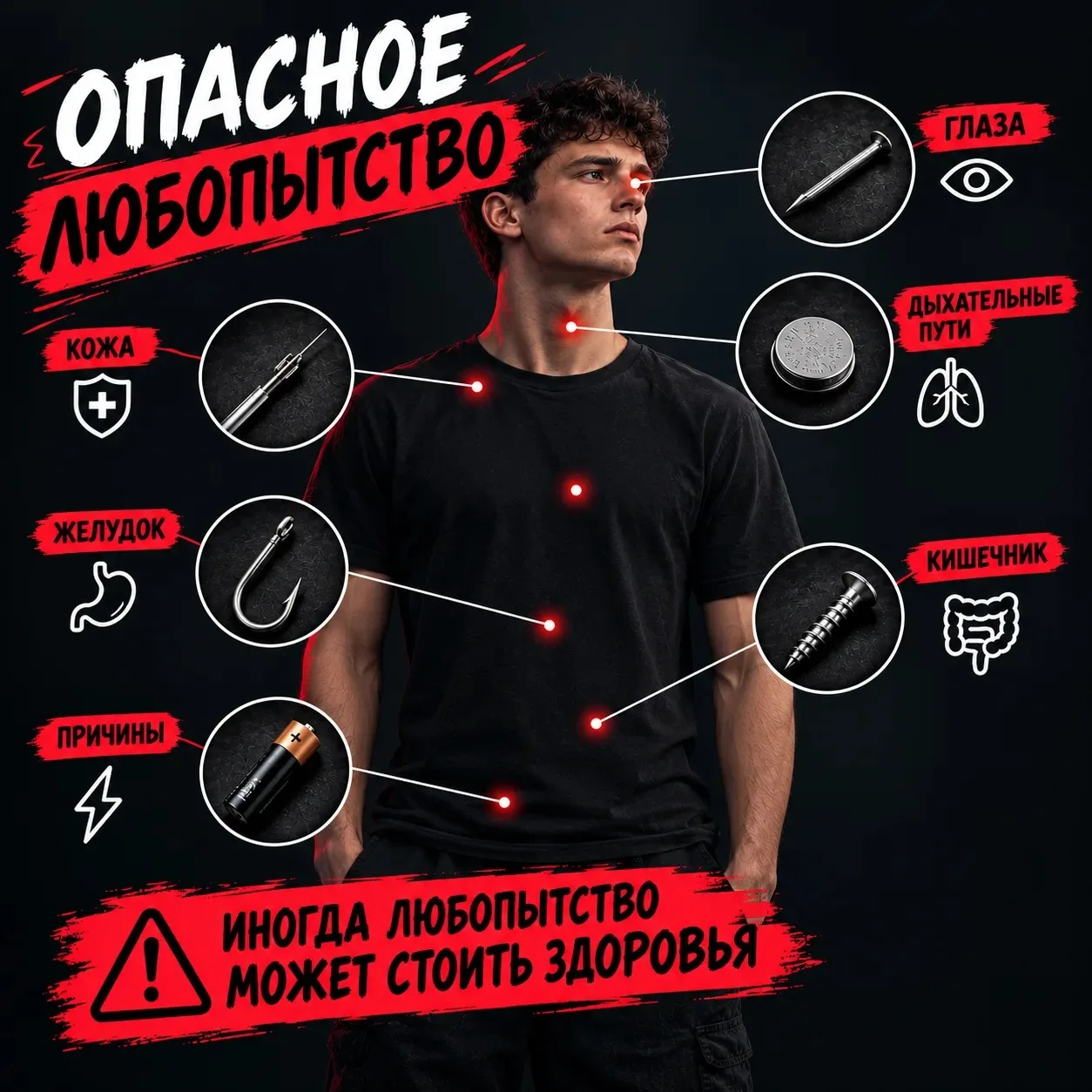 Опасное любопытство: Что происходит, когда инородные тела попадают в организм