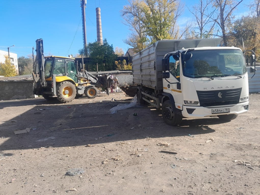 29 октября в городе Молодогвардейске прошли работы по наведению санитарного порядка