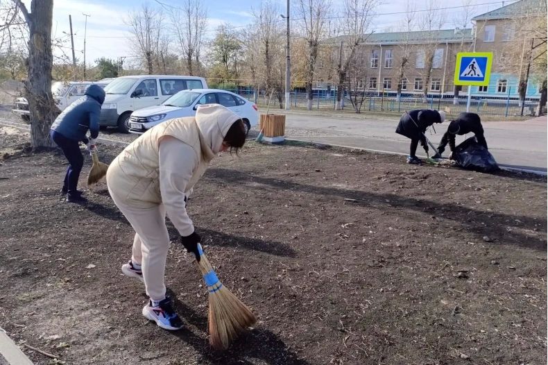На новых площадках по улице Корчагина города Червонопартизанск провели субботник На новых площадках по улице Корчагина города Червонопартизанск провели субботник