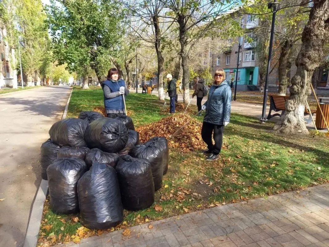 29 октября в городе Молодогвардейске прошли работы по наведению санитарного порядка 29 октября в городе Молодогвардейске прошли работы по наведению санитарного порядка