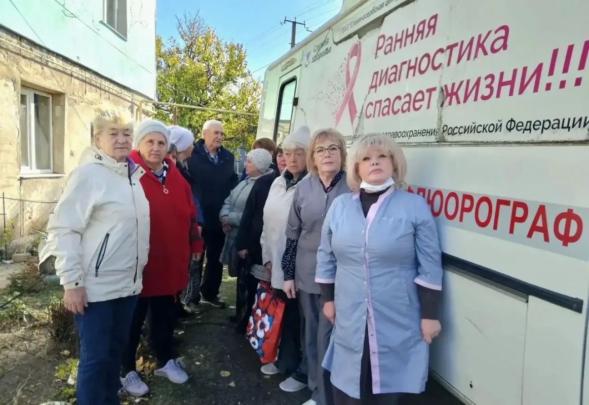 Передвижной ФЛЮМАММ Славяносербской ЦРБ продолжает работу Передвижной ФЛЮМАММ Славяносербской ЦРБ продолжает работу